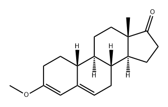 Estra-3,5-dien-17-one, 3-methoxy- Structure