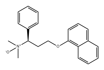 Naphthalene, 1-[(3R)-3-(dimethyloxidoamino)-3-phenylpropoxy]- Structure