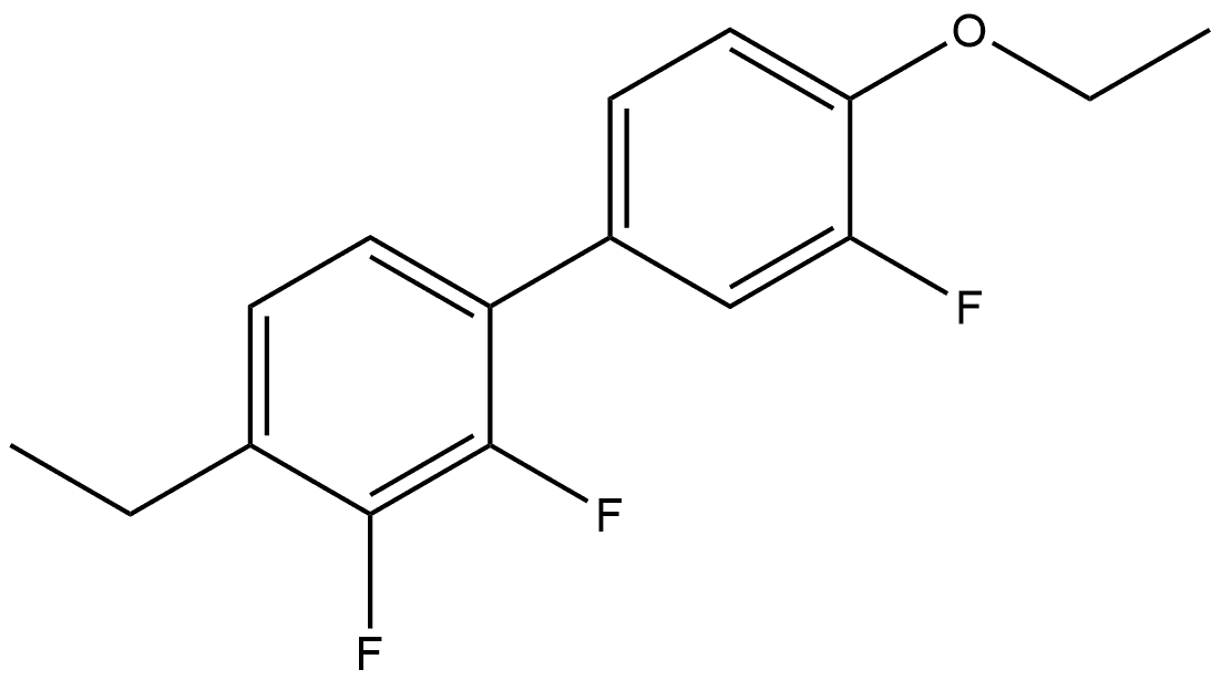 4'-Ethoxy-4-ethyl-2,3,3'-trifluoro-1,1'-biphenyl Structure