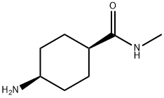 顺式-4-氨基-N-甲基环己烷-1-甲酰胺 结构式