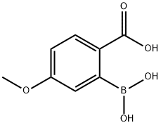 Benzoic acid, 2-borono-4-methoxy- Struktur