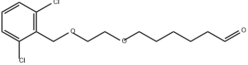 Hexanal, 6-[2-[(2,6-dichlorophenyl)methoxy]ethoxy]-,1800482-11-4,结构式