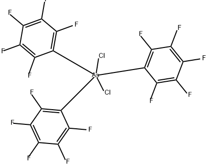 Arsorane, dichlorotris(2,3,4,5,6-pentafluorophenyl)-