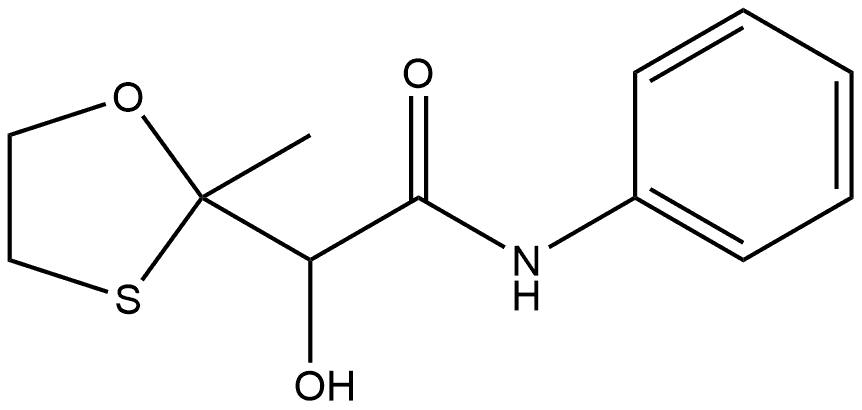 1,3-Oxathiolane-2-acetamide, α-hydroxy-2-methyl-N-phenyl-