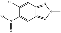 2H-INDAZOLE, 6-CHLORO-2-METHYL-5-NITRO-,1801267-04-8,结构式