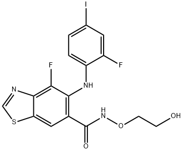Tunlametinib Struktur