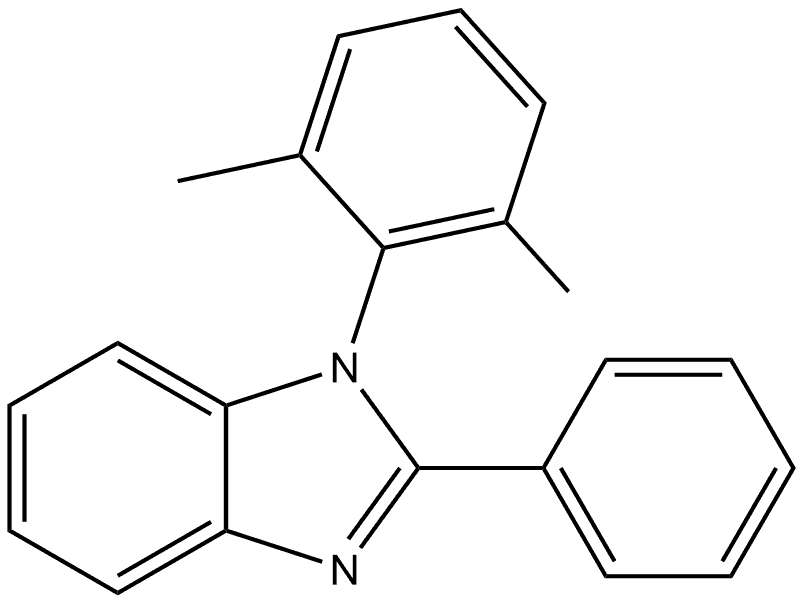 1-(2,6-二甲基苯基)-2-苯基-1H-苯并[D]咪唑, 1802045-91-5, 结构式