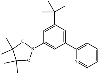 1802081-20-4 2-[3-叔丁基-5-(4,4,5,5-四甲基-1,3,2-二氧硼杂环戊烷-2-基)苯基]吡啶