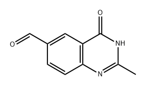 6-Quinazolinecarboxaldehyde, 3,4-dihydro-2-methyl-4-oxo- Struktur