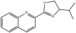 Quinoline, 2-[4,5-dihydro-4-(1-methylethyl)-2-oxazolyl]- Structure