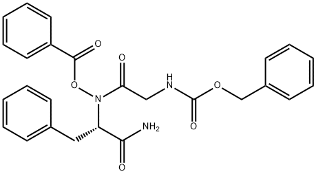Z-Gly-Phe-NHO-Bz 结构式