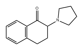 2-(pyrrolidin-1-yl)-3,4-dihydronaphthalen-1(2H)-TWO 结构式