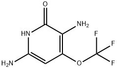 3,6-Diamino-2-hydroxy-4-(trifluoromethoxy)pyridine Structure