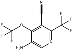 5-Amino-3-cyano-4-(trifluoromethoxy)-2-(trifluoromethyl)pyridine 结构式