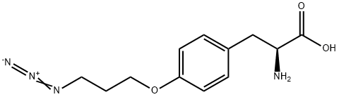 O-(3-Azidopropyl)-L-tyrosine Structure
