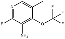3-Amino-2-fluoro-5-methyl-4-(trifluoromethoxy)pyridine,1803529-44-3,结构式