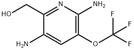 2,5-Diamino-3-(trifluoromethoxy)pyridine-6-methanol 结构式