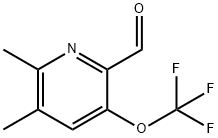 2,3-Dimethyl-5-(trifluoromethoxy)pyridine-6-carboxaldehyde,1803533-88-1,结构式