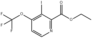 Ethyl 3-iodo-4-(trifluoromethoxy)pyridine-2-carboxylate Structure
