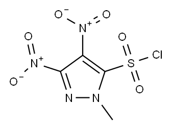 1H-Pyrazole-5-sulfonyl chloride, 1-methyl-3,4-dinitro- Structure
