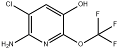 2-Amino-3-chloro-5-hydroxy-6-(trifluoromethoxy)pyridine 结构式