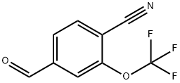4-Cyano-3-(trifluoromethoxy)benzaldehyde 结构式