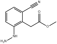 Methyl 2-cyano-6-hydrazinylphenylacetate,1803720-54-8,结构式