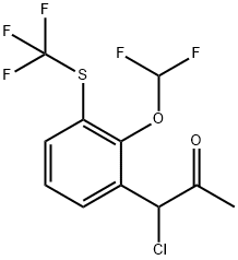 1803722-50-0 1-Chloro-1-(2-(difluoromethoxy)-3-(trifluoromethylthio)phenyl)propan-2-one