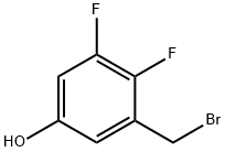 2,3-Difluoro-5-hydroxybenzyl bromide 结构式
