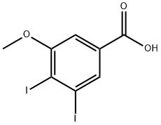 3,4-Diiodo-5-methoxybenzoic acid,1803733-75-6,结构式