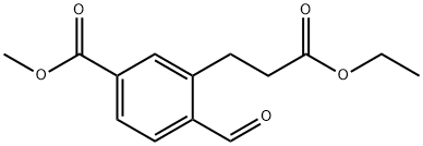 Methyl 3-(3-ethoxy-3-oxopropyl)-4-formylbenzoate|