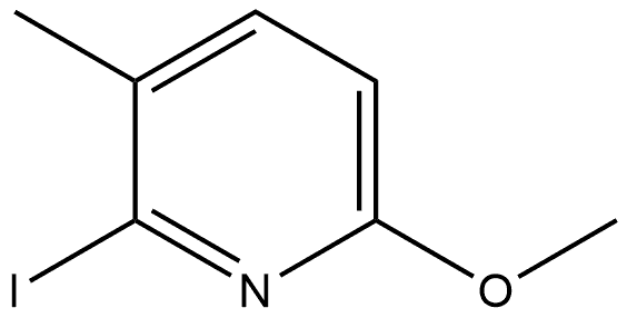 2-Iodo-6-methoxy-3-methylpyridine Structure