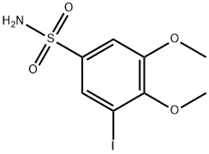 3,4-Dimethoxy-5-iodobenzenesulfonamide,1803769-78-9,结构式