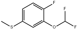 3-Difluoromethoxy-4-fluorothioanisole Structure