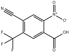 4-Cyano-2-nitro-5-(trifluoromethyl)benzoic acid 结构式