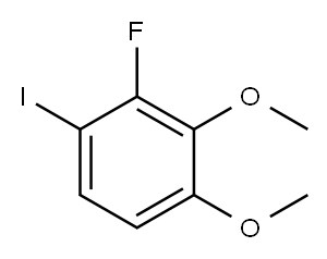 2-氟-3,4-二甲氧基碘苯, 1803783-41-6, 结构式