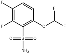 2,3-Difluoro-6-(difluoromethoxy)benzenesulfonamide Struktur
