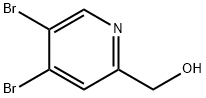 2-Pyridinemethanol, 4,5-dibromo- Structure