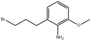 2-(3-Bromopropyl)-6-methoxyaniline Structure