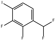 Benzene, 1-(difluoromethyl)-2,3-difluoro-4-iodo- Struktur