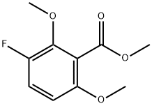 3-氟-2,6-二甲氧基苯甲酸甲酯 结构式