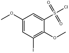 2,5-Dimethoxy-3-iodobenzenesulfonylchloride Structure