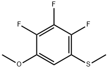 5-Methoxy-2,3,4-trifluorothioanisole Struktur