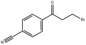 3-Bromo-1-(4-cyanophenyl)propan-1-one 结构式