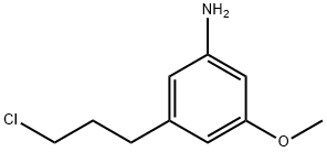 3-(3-Chloropropyl)-5-methoxyaniline 结构式