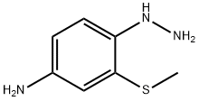 4-Hydrazinyl-3-(methylthio)aniline Structure