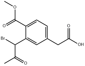 Methyl 2-(1-bromo-2-oxopropyl)-4-(carboxymethyl)benzoate,1803894-68-9,结构式
