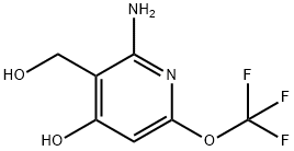 2-Amino-4-hydroxy-6-(trifluoromethoxy)pyridine-3-methanol 结构式