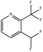 3-(Difluoromethyl)-2-(trifluoromethyl)pyridine,1803997-74-1,结构式