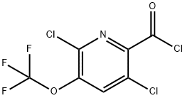 2,5-Dichloro-3-(trifluoromethoxy)pyridine-6-carbonyl chloride|